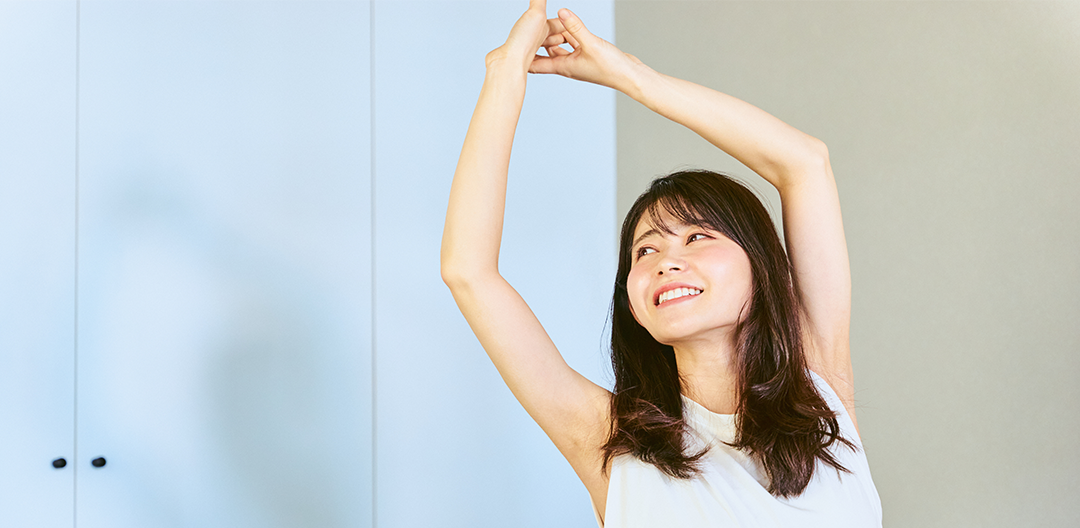 すっきりした女性